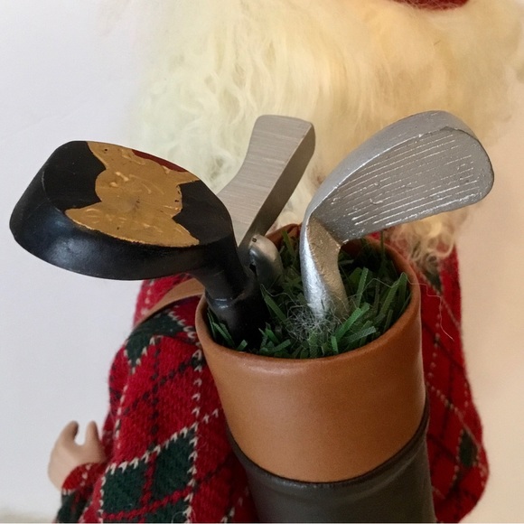 Vintage Dept 56 Limited Edition 2004 Old World Collection Santa Golfer - Picture 7 of 12